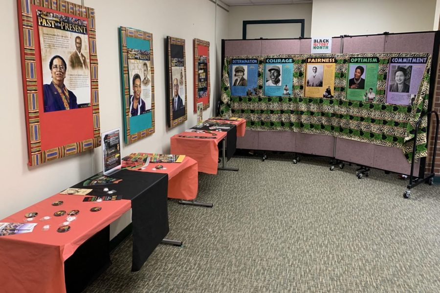 “Kujichagulia,” a self-determination interactive display, is in the Babylon Student Center. The display, which references the second principle of Kwanzaa, will be in The Nook until Feb. 25.