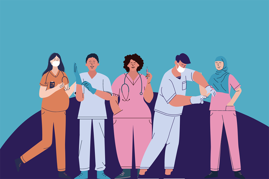 Nurses all over are struggling with the pressures of Covid and burnout. Created May 7, 2022 to celebrate National Nurse Day and is being used to continue to celebrate both the profession and its majors.