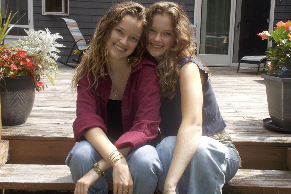 Morgan Giordano (left) with Molly Giordano (right). 