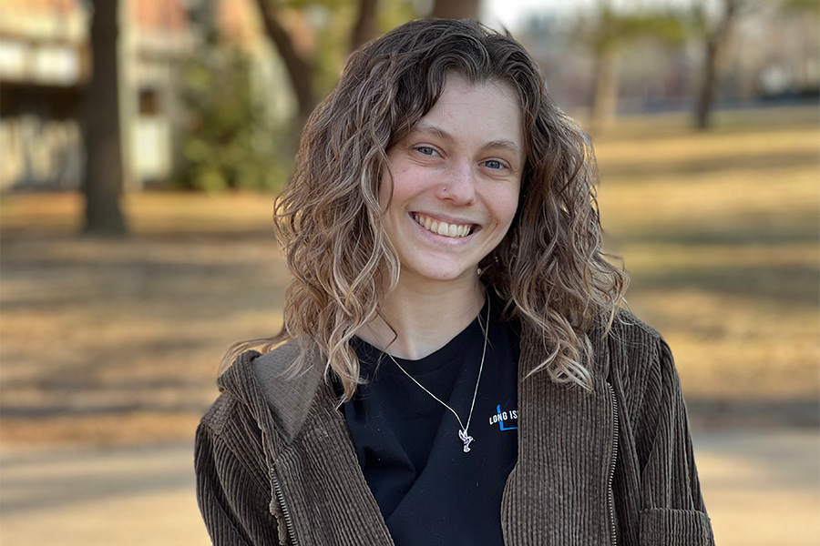 Jayden Kass, 20, said she plans to use the various skills learned at Suffolk to help with achieve her dream career.