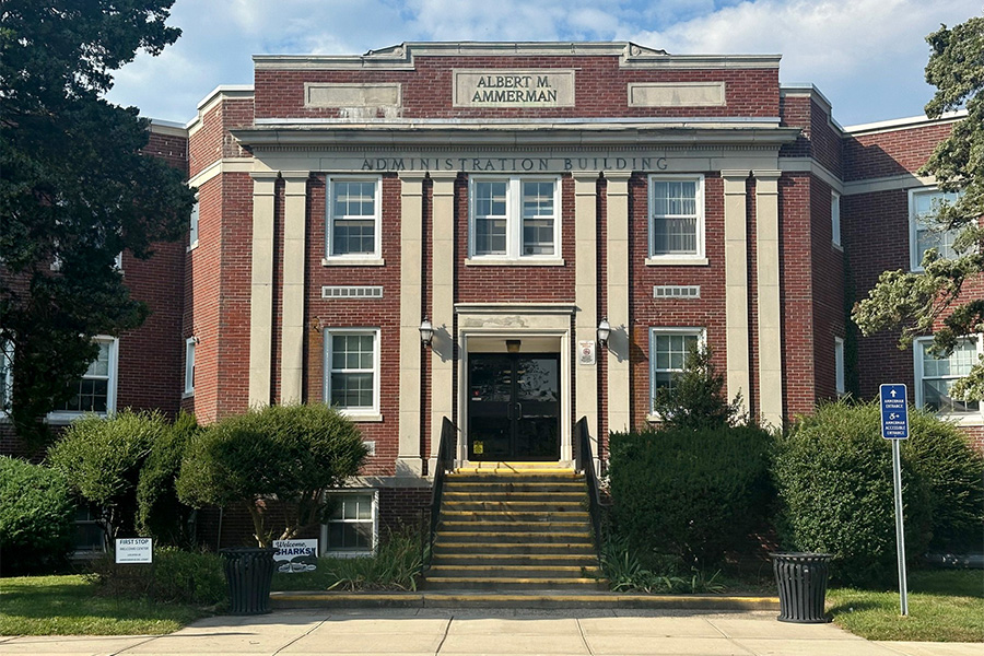A man barricaded himself in the Ammerman building, the home of the numerous administrative offices, on Sept. 23, before being apprehended by Suffolk police.