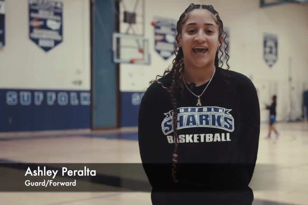 Ashley Peralta, a guard and forward for the women's basketball team, says the team has worked hard to get to the playoffs.