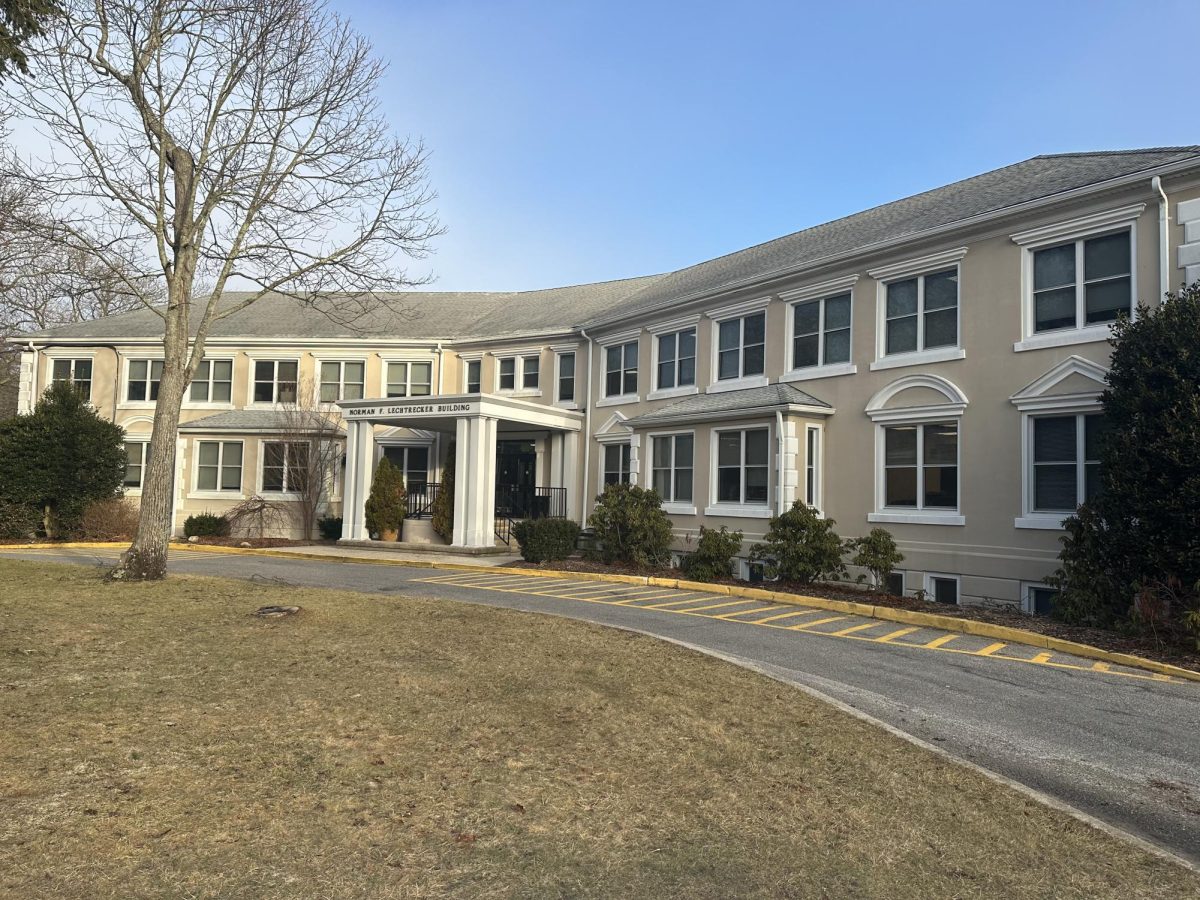 The NFL building currently houses Suffolk’s administration personnel.